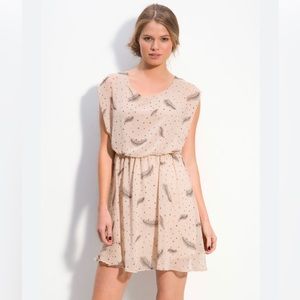 Nordstrom Lush Feather Dress
